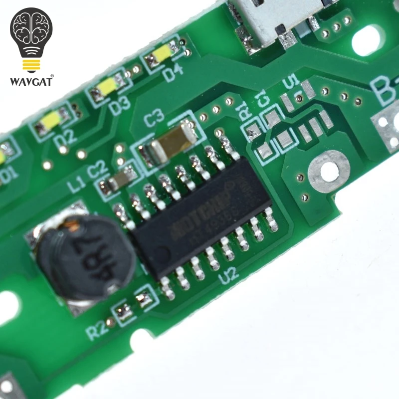 WAVGAT 5V 1A зарядное устройство модуль зарядки печатная плата Повышающий Модуль