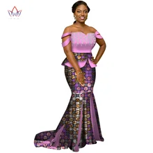 Африканский стиль из двух частей юбка набор Дашики элегантная африканская одежда сексуальный короткий топ и юбка женские наборы для свадьбы WY3226