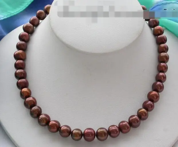 

song voge gem nanJ1375 coffee round freshwater pearl necklace