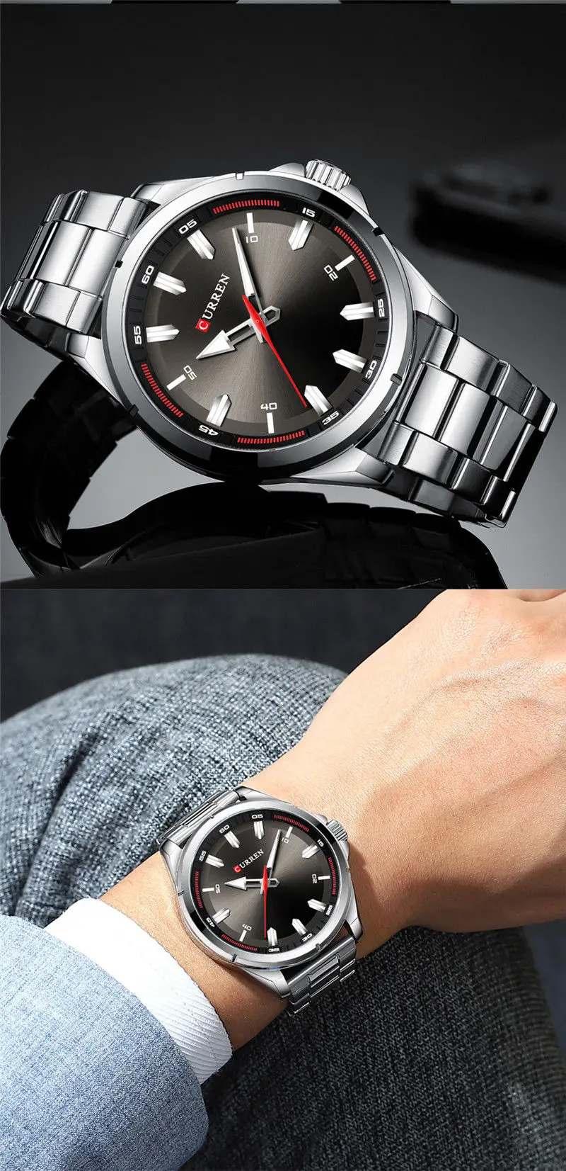 Мужские часы Curren лучший бренд класса люкс водостойкий военный армейский мужской часы спортивные из нержавеющей стали наручные часы relogio masculino 8320