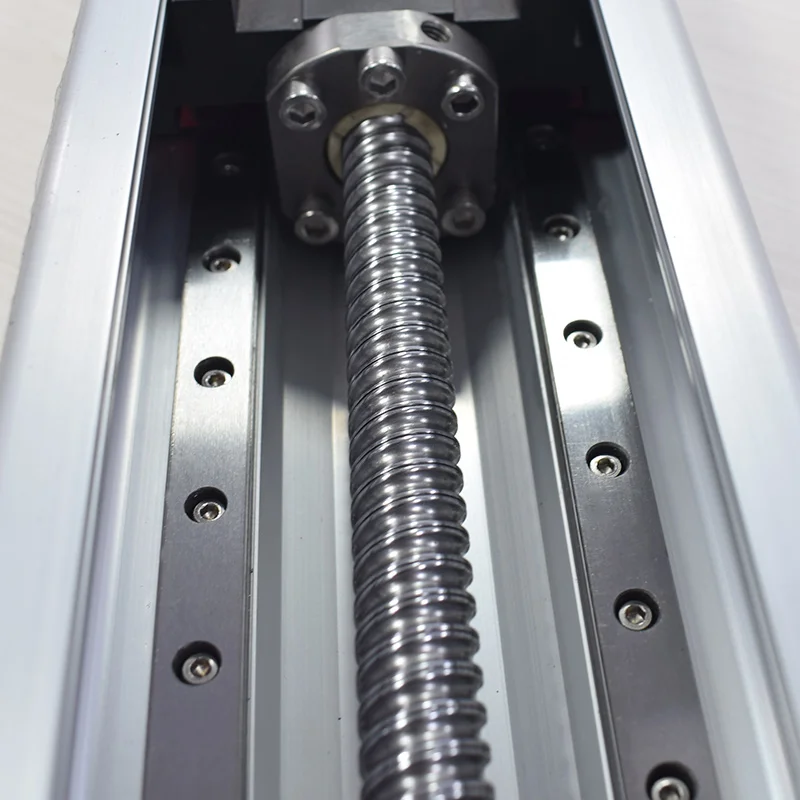 Ball Screw Driven CNC Linear Guide 1100mm Effective Stroke  Service For CNC Drilling And Milling Truss Robot