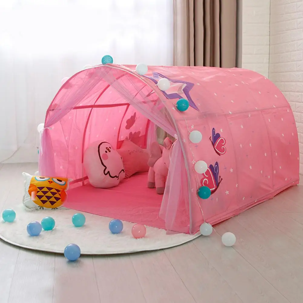 Портативная детская ползающая игрушка «туннель» мяч бассейн кровать игровой дом под тентом Игровая палатка для детей складной маленький дом украшение комнаты палатка