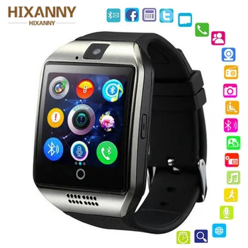 

Bluetooth Smart Watch Q18 Men Sport Wristwatch Support 2G SIM TF Card Camera Smartwatch For Android Phone PK GT08 DZ09 A1 Y1 V8