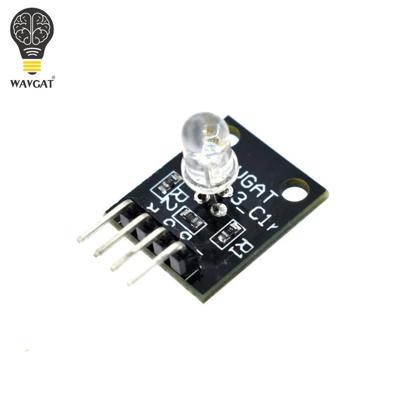

WAVGAT Smart Electronics 4pin RGB Module KY-016 Three Colors 3 Color RGB LED Sensor Module for Arduino DIY Starter Kit KY016