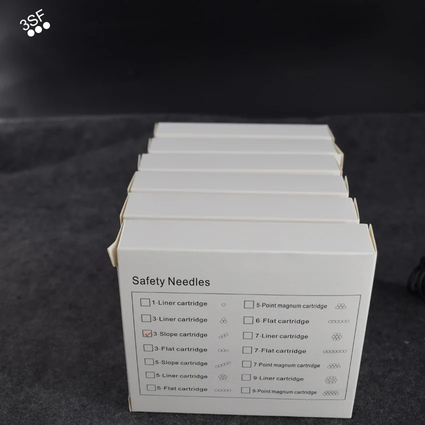 

Tattoo Cartridge 100pcs 3SF Disposable Sterilized Tattoo Permanent Makeup Pen Machine Flat Needles Tips Supply for Eyebrow lip