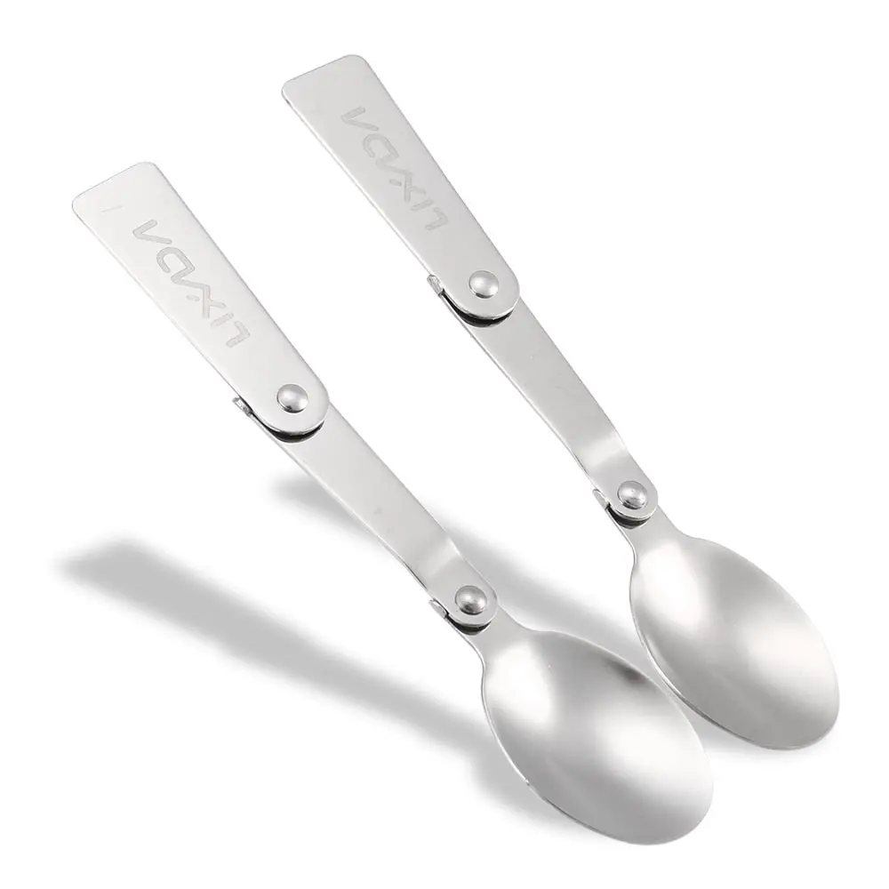 Lixada Открытый Отдых Пикник нержавеющая сталь Spork посуда Сверхлегкая ложка для пеший Туризм пособия по кулинарии