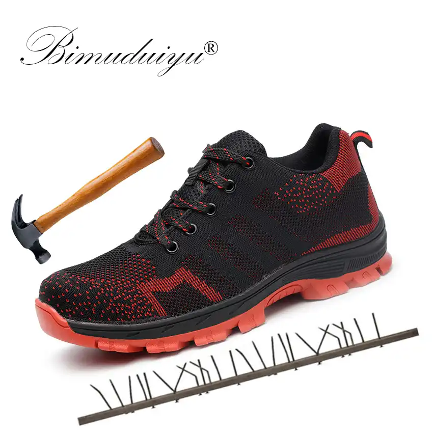 mesh steel toe boots