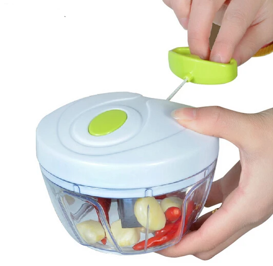  Essential Kitchen Tools Onion Vegetable Chopper Multifunctional Hand Speedy Chopper Vegetable Fruits Chopped Shredders & Slicers 