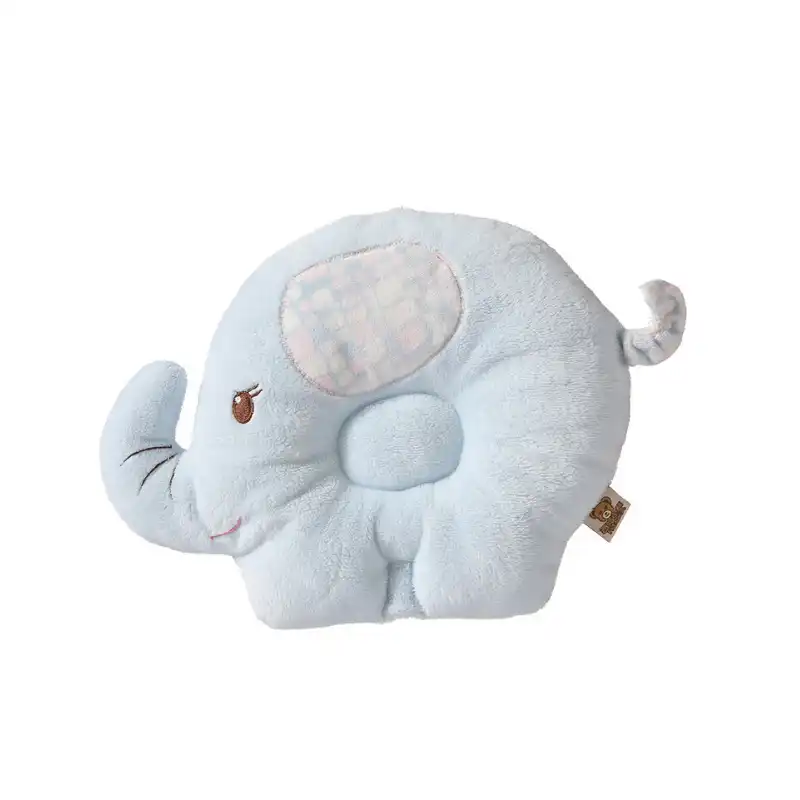 Redxiao Cartoon Ornaments Soft Anti Roll Sleeping Pillow Breathable Cloth Velvet Lovely Sleep Positioner Pillow Shaping Baby Head Shape Infant