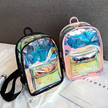 Школьная посылка, женские уличные яркие цветные рюкзаки для отдыха и путешествий, прозрачные Водонепроницаемые рюкзаки, дорожная сумка, школьная посылка, May14