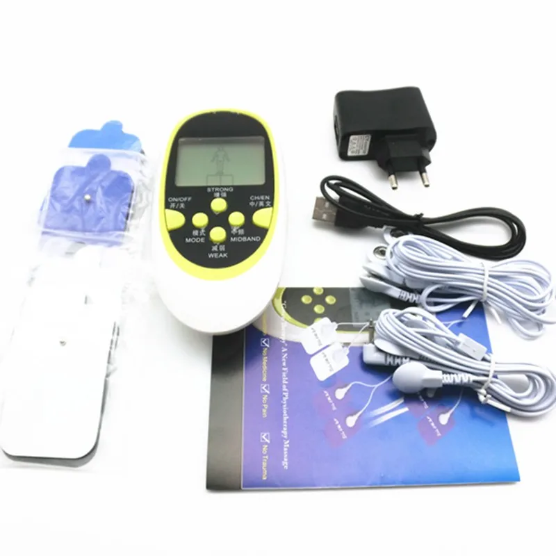 Multi functional Dual Output Electronic Pulse Muscle Stimulator Digital