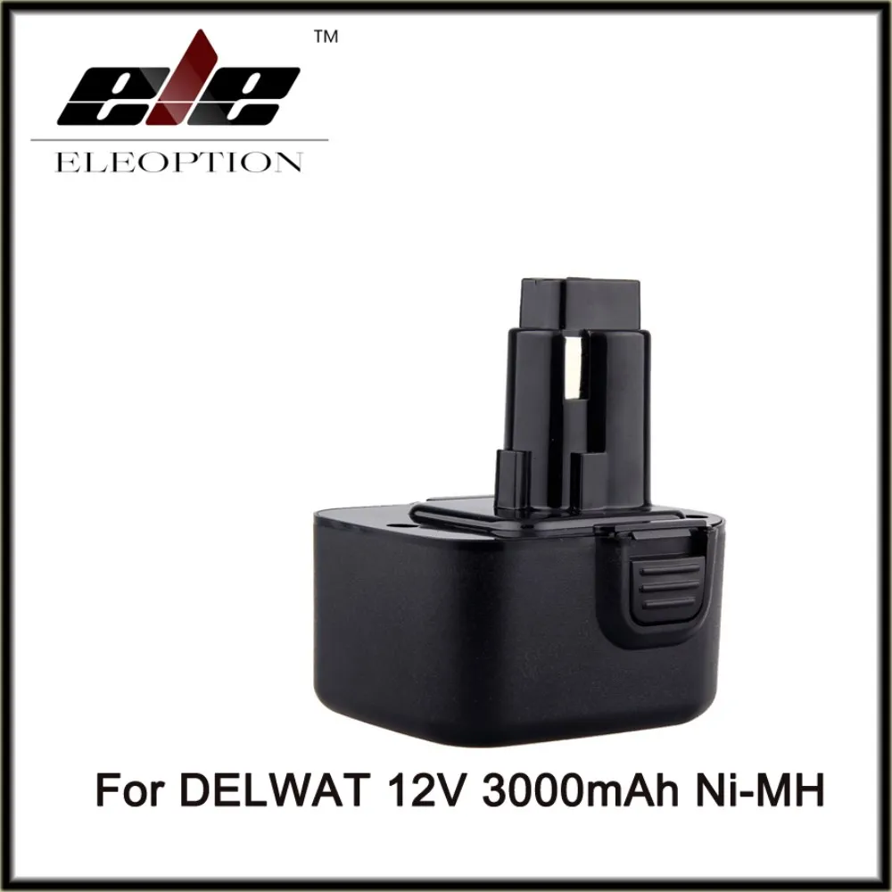 

Eleoption Rechargeable 12V 3000mAh Ni-CD Replacement Power Tool Battery for Dewalt DC9071 DE9037 DE9071 DW9072 DE9075 DE9501