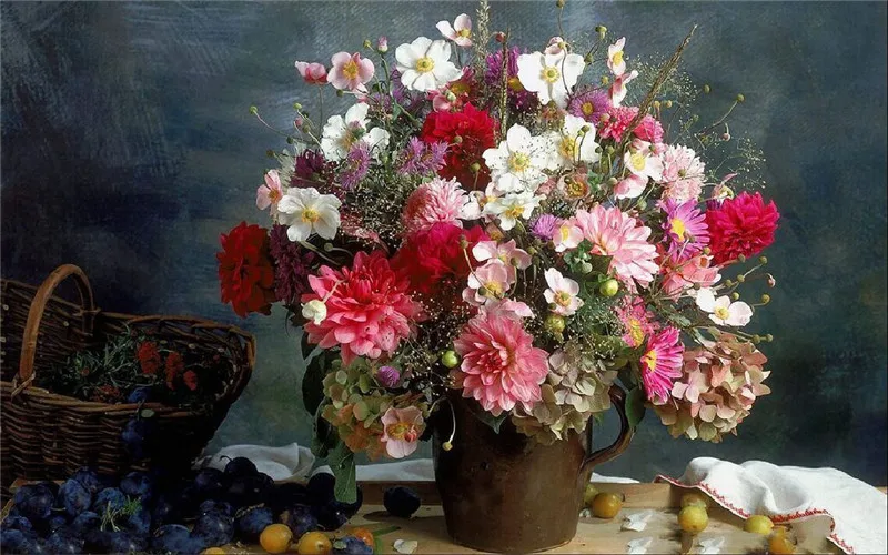 

NEW Diamond Painting Cross Stitch Colorful Floral cube drill Needlework 5d Diamond Embroidery Flower Full Diamond Decorative
