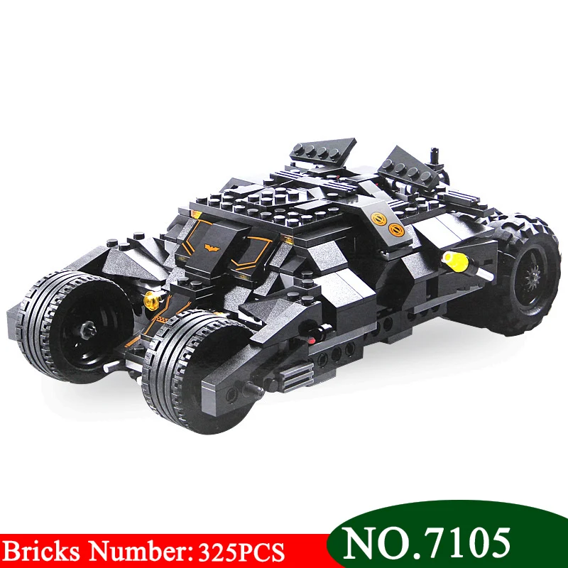 

7105 Comics Super Heroes Batman series The Tumbler model Building Blocks set Compatible 7888 car-styling toy for children