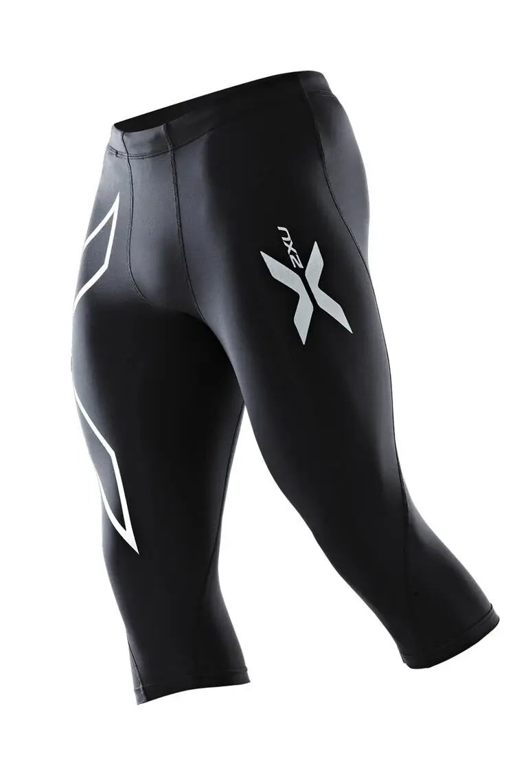 

2017 Marathon Brand men Sweatpants High Elastic Running Sport compression trousers