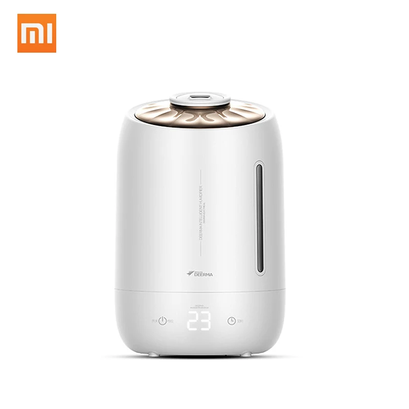 

XiaoMi DEERMA Household Air Humidifier DEM-F600 Air Purifying Mist Maker Timing With Intelligent Touch Screen Adjustable Fog 5L