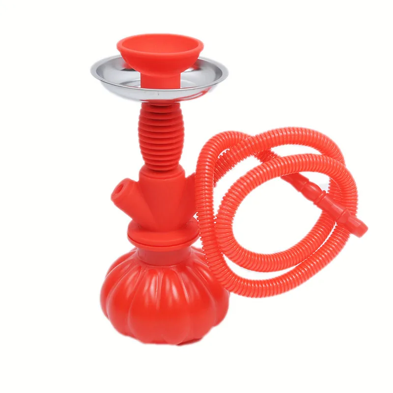 Plastic Hookah Complete Set Narguile Chicha Cachimbo Silicone Shisha