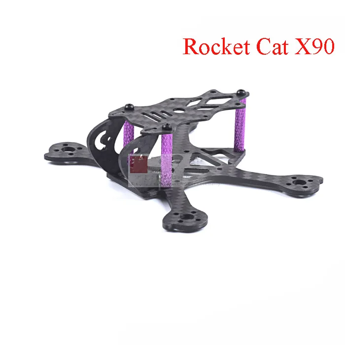 

Carbon Fiber SKYSTARS FPV Rocket Cat X90 Frame Kit F3/F4 Flight Control Freestyle 90MM Framework Rack f RC FPV Racing Quadcopter