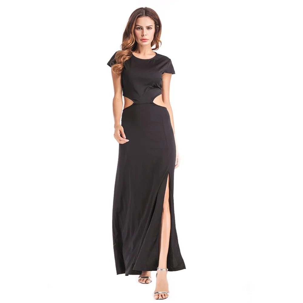 bodycon slip dress maxi