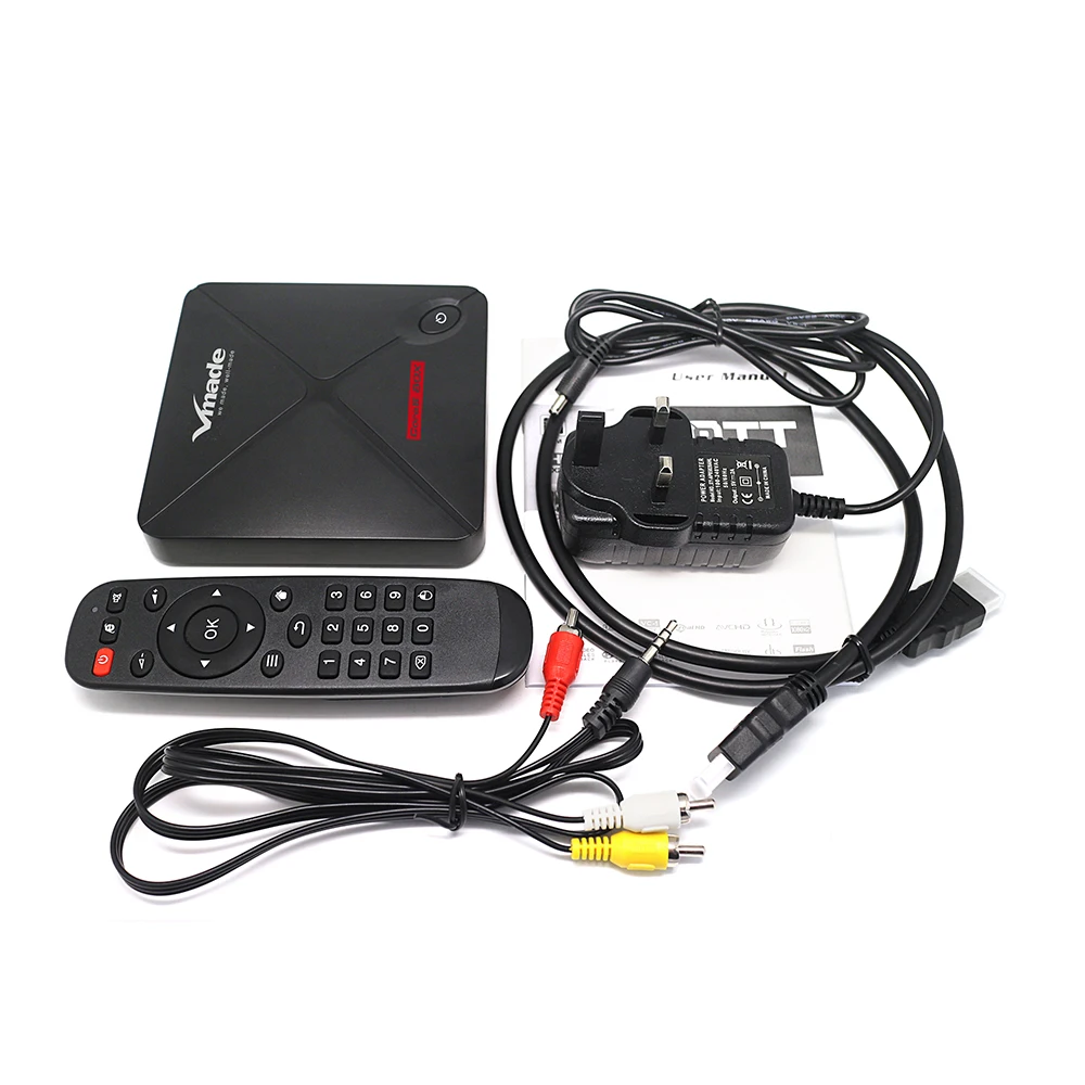 Vmade V9 PRO ТВ Box Android 7,1 Amlogic S912 H.265 MPEG-1/2/4, 2 Гб оперативной памяти, 16 Гб встроенной памяти, Bluetooth 4,2 Поддержка Skype Youtube Фейсбук Смарт ТВ коробка