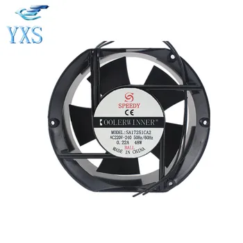

SA17251CA2 AC 220V-240V 0.22A 48W 50/60HZ 2 Wirs 17cm 17251 172*150*51mm Cabinet Cooling Fan