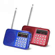 Высокое качество чистый звук стерео fm-радио голос Запись TF/USB музыка светодио дный фонарик MP3 плеер радио