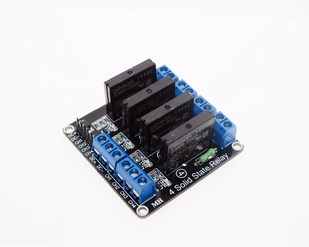 F85 5 в 4 канала OMRON SSR высокий уровень твердотельные реле модуль для Arduino 250V2A