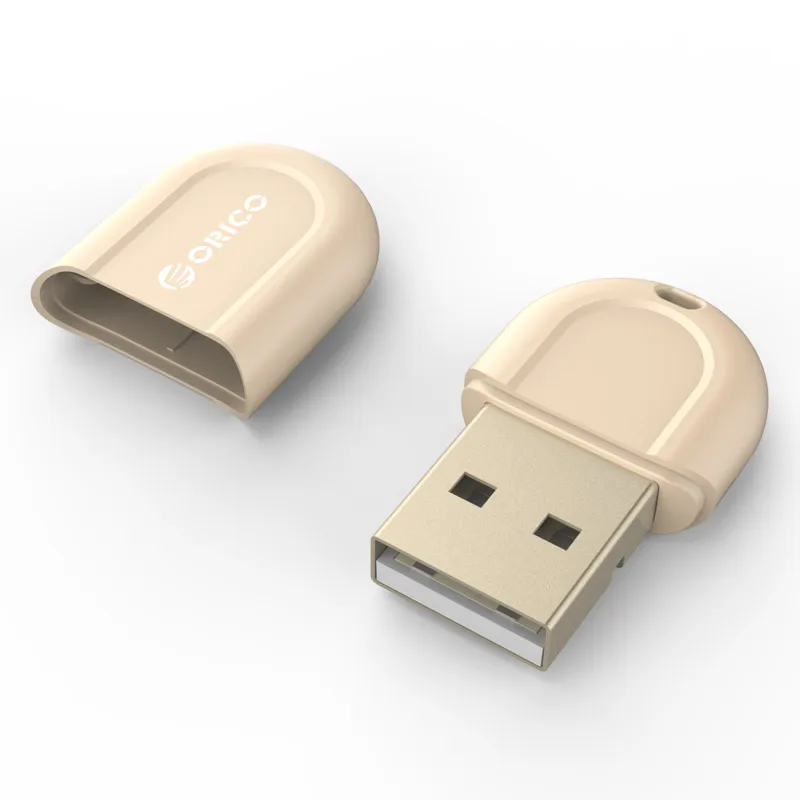 ORICO USB Bluetooth 4,0 с низким энергопотреблением микро адаптер для Windows гарнитура динамик мышь клавиатура-белый - Цвет: Golden