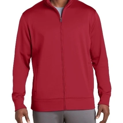 Sport-Tek ST241 Sport Wick Fleece Full Zip Jacket Deep Red - 3XL (1)