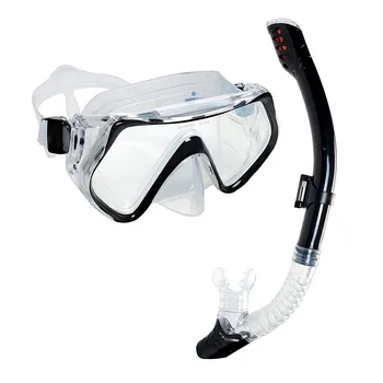 

Diving Mask Scuba Snorkel Anti-Fog Goggles Glasses Set Silicone Swimming Fishing Pool Equipment