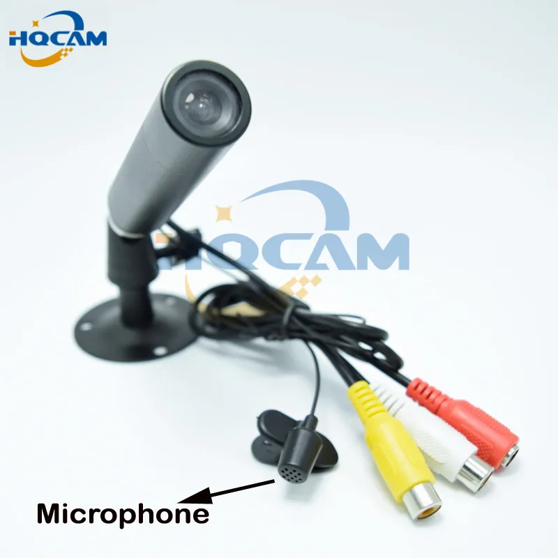 HQCAM аудио 1/3 &quotSony CCD 480TVL цветная мини камера водонепроницаемая видеонаблюдения