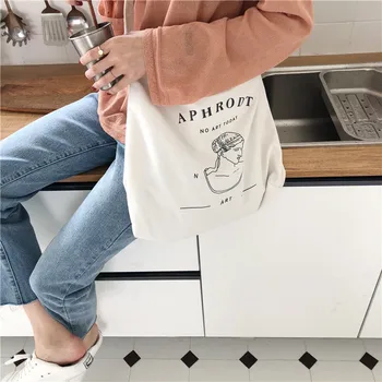 

New Fashion Solid Women's Shoulder Messenger Bags Handbag Travel Large Capacity Casual Fashion Canvas Shopping Bag Teen art girl