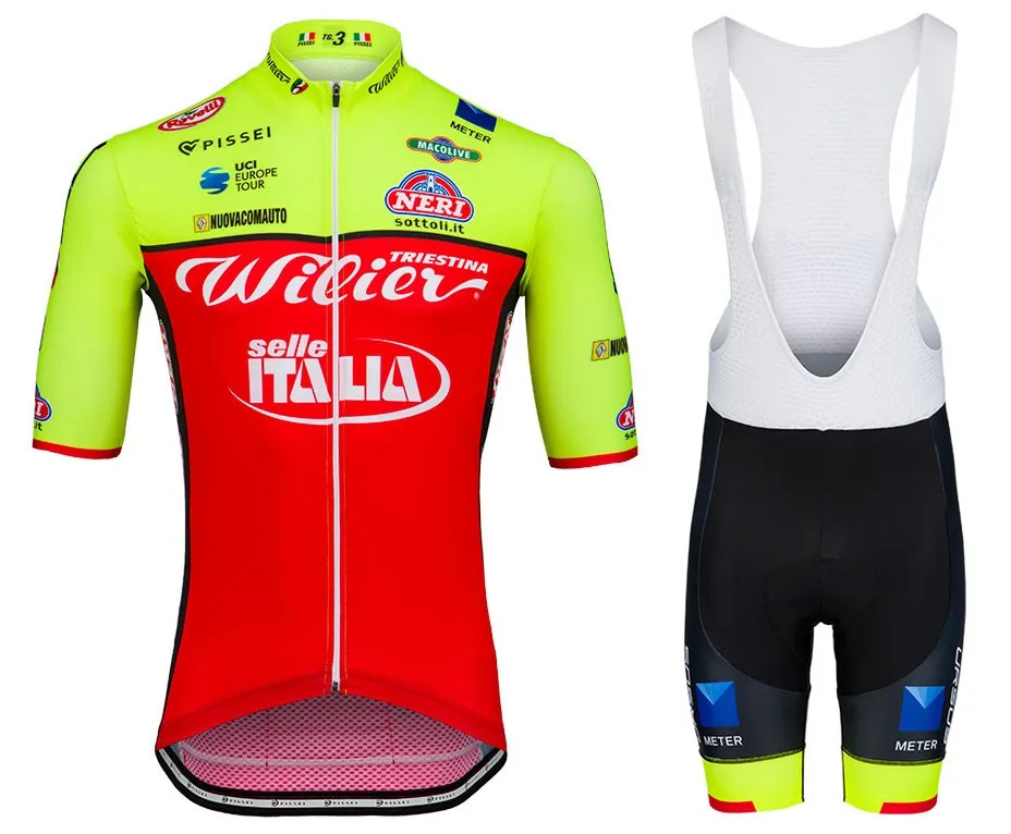 2018 Wilier الصيف الدراجات جيرسي مريلة مجموعة دراجة هوائية جبلية الملابس MTB دراجة الملابس ارتداء مايوه روبا Ciclismo الرجال الدراجات مجموعة