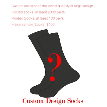 

Brand Quality Customized Design Happy Socks Men/Women Socks Contact Customer Service Before Order
