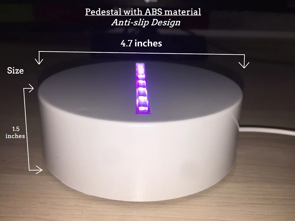  3D New Heart Shape Islamic Lamp Lights Allah Light Acrylic Colorful Muhammad USB LED Desk Lamp Nigh
