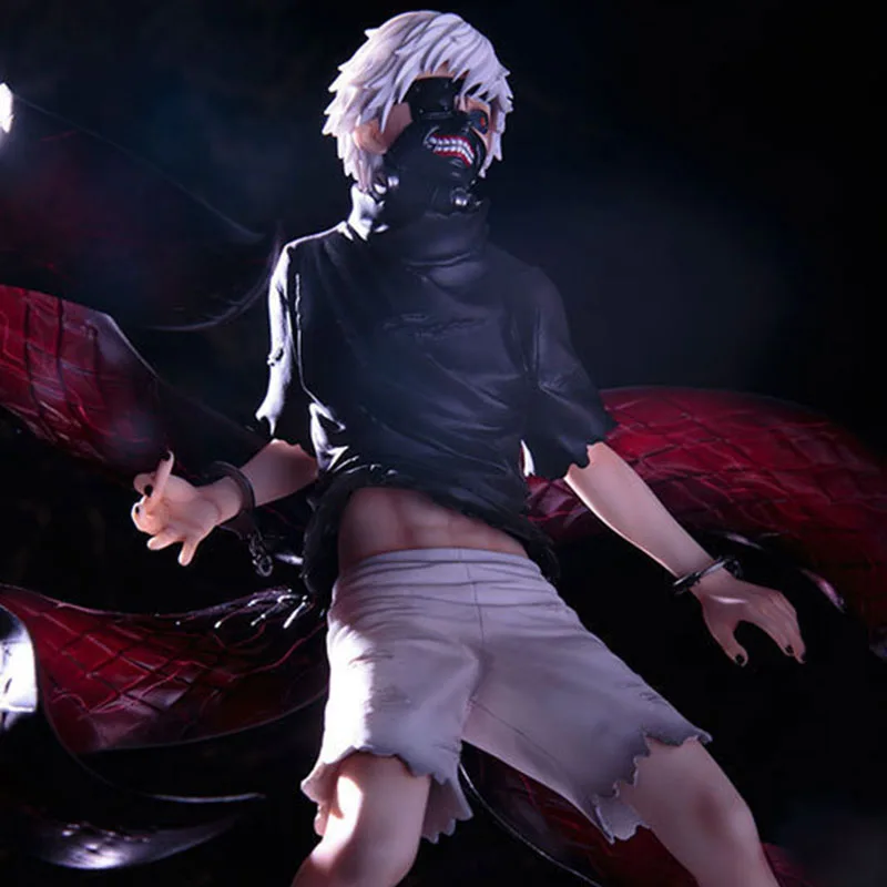 

22cm Kotobukiya Limited Edition of Collectibles Gift Tokyo Ghoul Action Figure Anime Mask Ken Kaneki Melanism Model Figure Toy