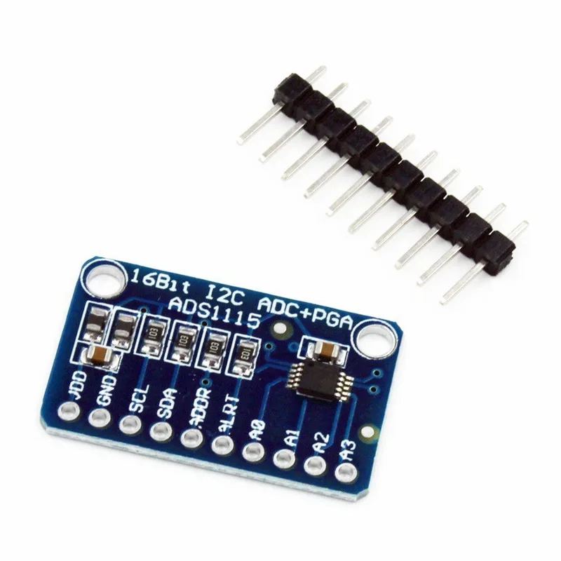 

ADS1115 16 Bit 16 Byte 4 Channel I2C IIC Analog-to-Digital ADC PGA Converter with Programmable Gain Amplifier High precision A