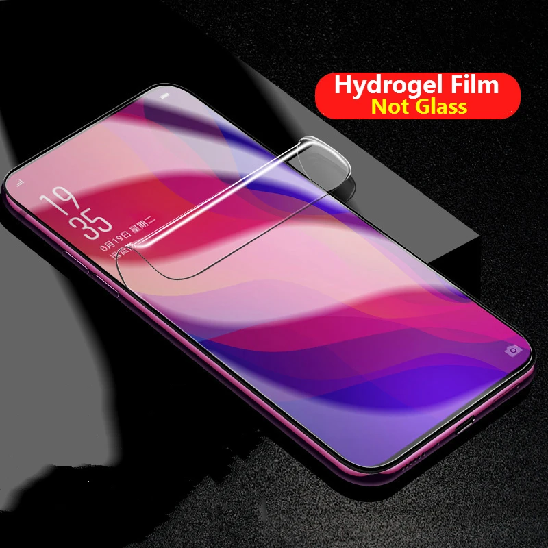 ТПУ гидрогель передняя защита экрана для OPPO R15 R17 RX17 Pro R16 F1 F1S F5 F7 F9 Find X полное