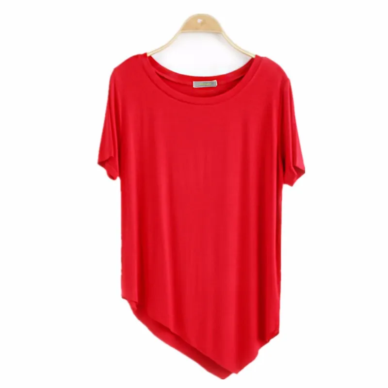 Брендовая женская необычная хлопковая футболка, большие размеры XS-4XL, 5XL, 6XL, однотонная Базовая футболка, женские топы черного, белого, синего, красного, розового, серого цвета