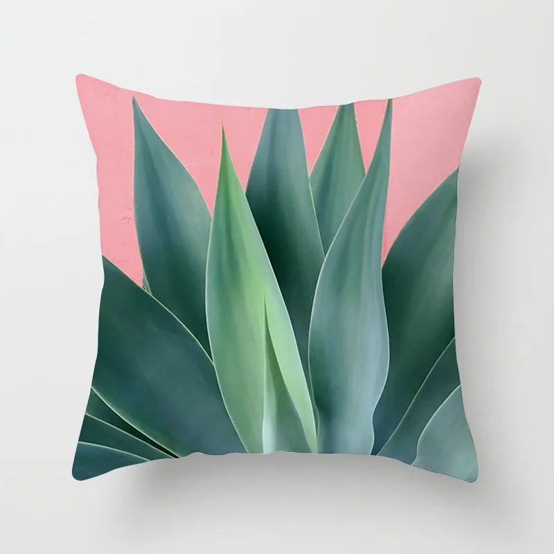 

Fuwatacchi Tropical Plant Print Pillow Cover Decorative Home Sofa Chair Diamond Printed Cushion Cover Decorative Pillows Cases