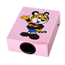 Afanti font b Music b font Birch Wood Pink Cajon font b Drum b font KHG
