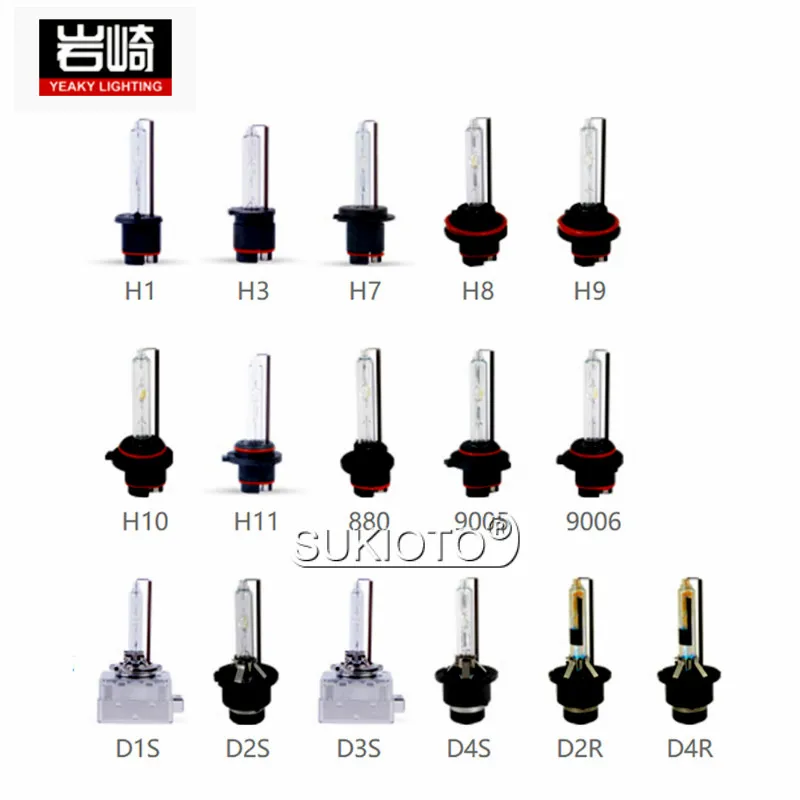SUKIOTO Store D1S YEAKY D2S H1 H7 D3S D2H hid xenon projector lens lamp yeaky lighting hid H11 4500K 5500K 6500K Car headlight (3)