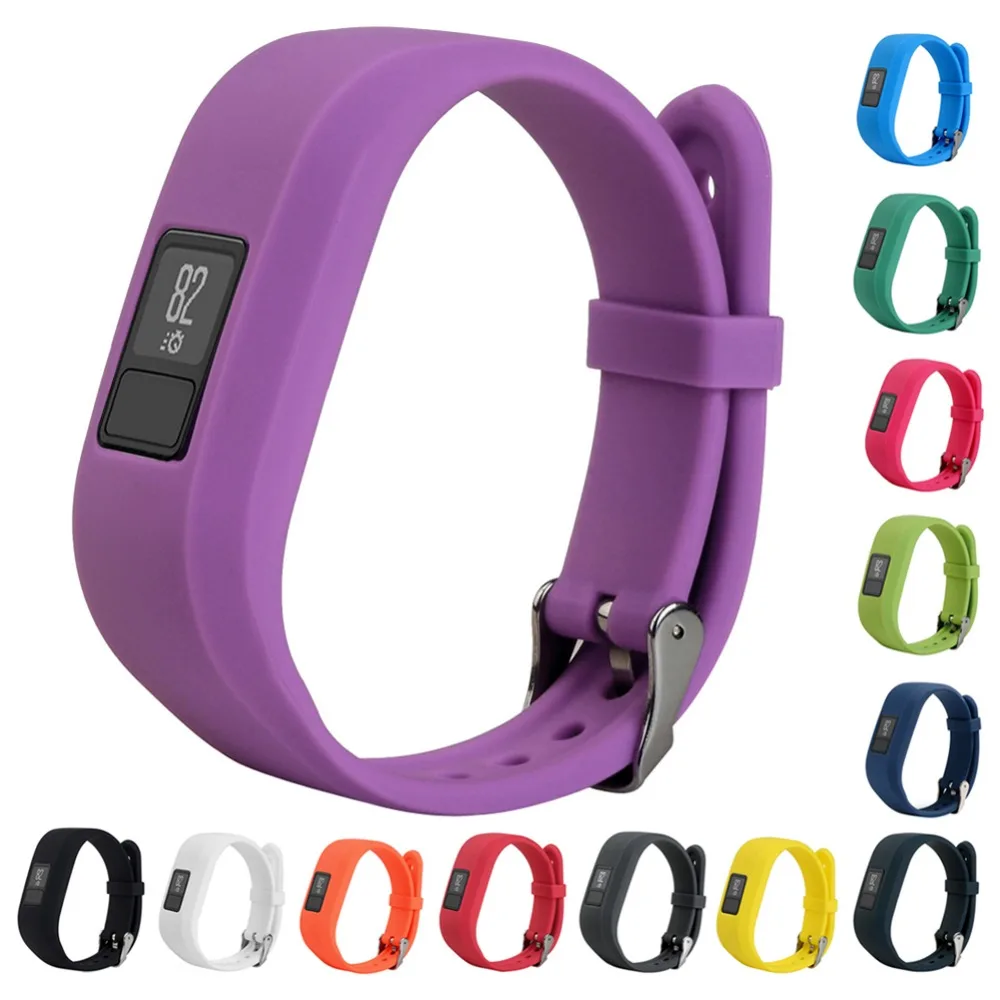 Новый Сменный ремешок для наручных часов из мягкого силикона Garmin Vivofit3 Vivofit 3 и JR