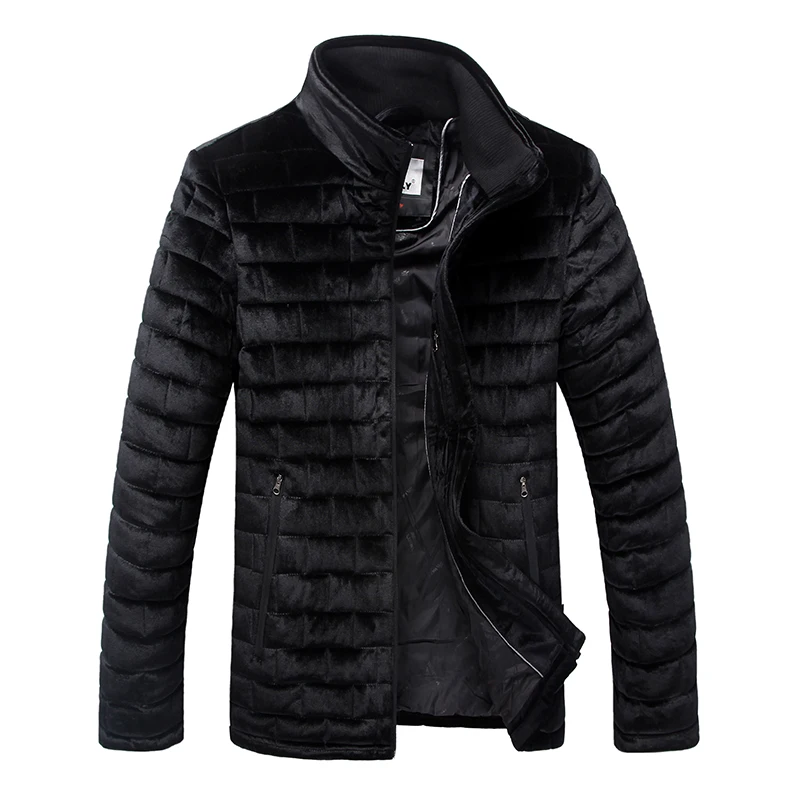 

2019 Hot Sale Winter Jacket Man Fashion Cotton Padded Jacket Puffer Jacket Stand Collar Mens Winter Coats Autumn Jackets Outwear