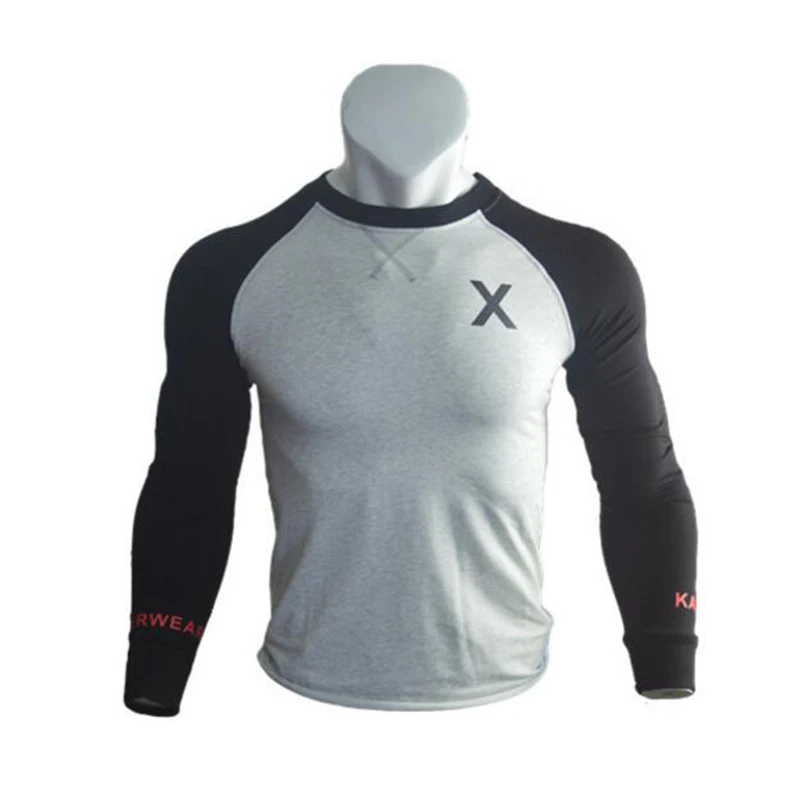 Sport Shirt Men Long Sleeve Running Gym Joggers t shirt (8)