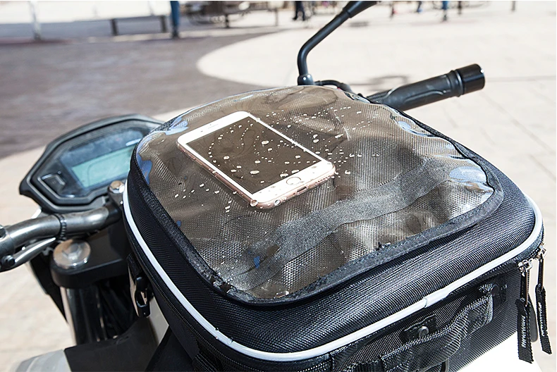 AMU B21 мотоциклетная водонепроницаемая сумка для масляного топливного бака, ручная сумка для езды, автомобильный гоночный рюкзак, ремень для внедорожной езды, сумка для заднего сиденья