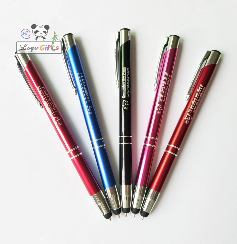 New Design Screen Touch Ballpoint Pen Smart Phone Stylus Personalzied Gifts for Company Events and Wedding Party Gift Favors