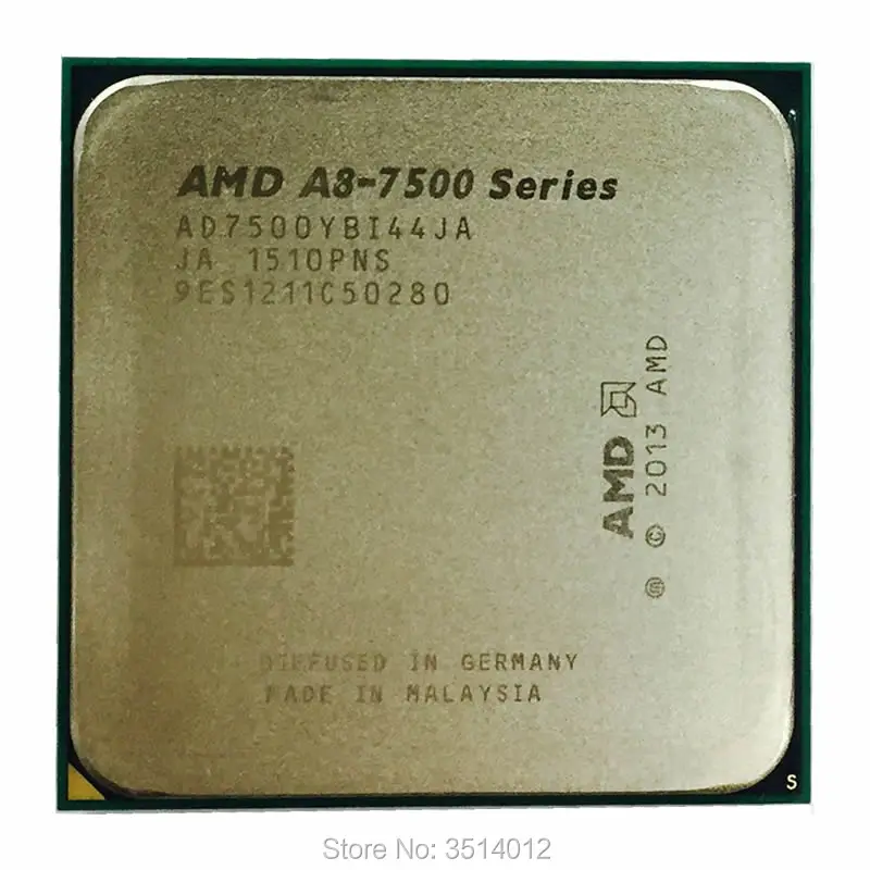 AMD A8-Series A8 7500K 3 0 GHz четырехъядерный процессор AD7500YBI44JA Socket FM2 + | Компьютеры и офис