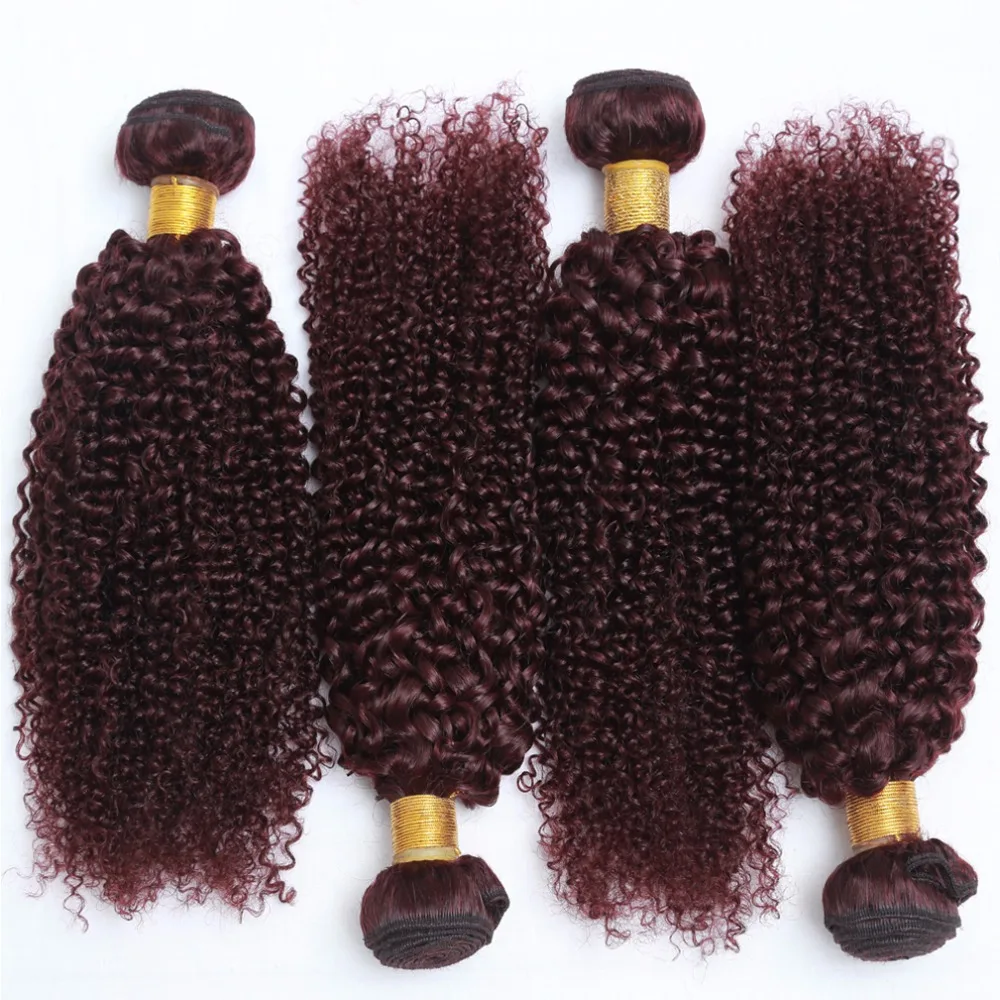 Shireen Pre-colored Burgundy Bundles Kinky Curly Brazilian Hair Burgundy Curly Hair Red Wine 99j Bundles Human Hair Extensions Shireen Pre-colored Burgundy Bundles Kinky Curly Brazilian Hair Burgundy Curly Hair Red Wine 99j Bundles Human Hair Extensions