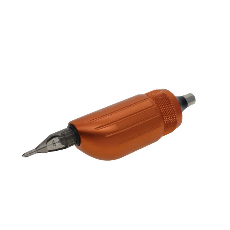 

Cartridge Rotary Tattoo Machine Gun Tattoo Pen with RCA Clip Cord Orange color